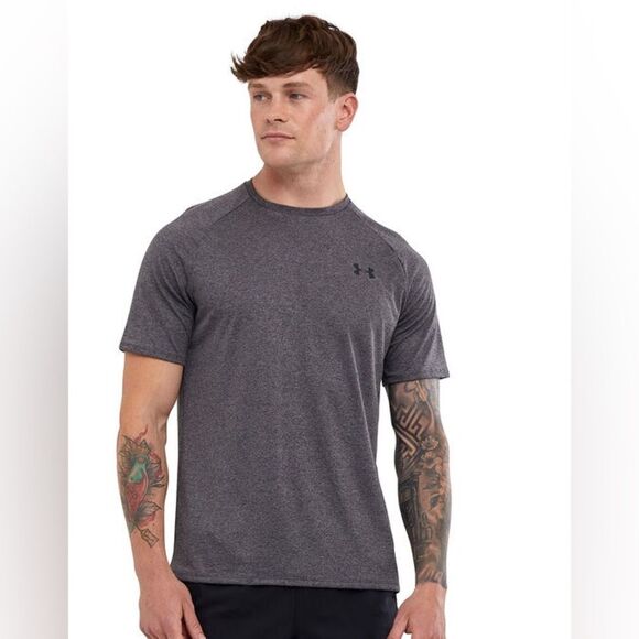 Under Armour UA Men's Tech Fabric Streamlined Fit Lightweight Training T Shirt S - Picture 1 of 9